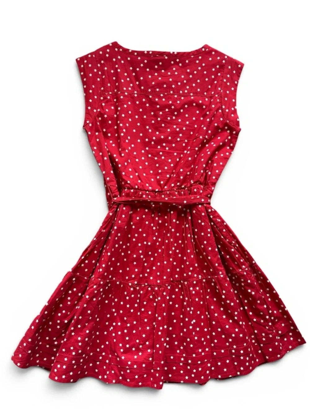 GAP Kids Red Star Print Dress with White Stars